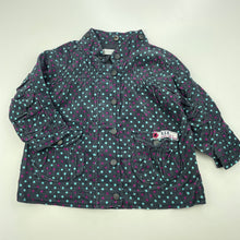 Load image into Gallery viewer, Girls Run Scotty Run, cotton lined corduory lightweight jacket, FUC, size 0,  