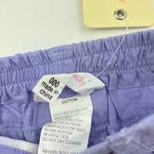 Load image into Gallery viewer, Girls Jack &amp; Milly, embellished lightweight cotton shorts, elasticated, NEW, size 000,  