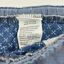 Load image into Gallery viewer, Boys Jack &amp; Milly, chambray cotton pants, elasticated, GUC, size 00,  