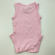Load image into Gallery viewer, Girls Anko, pink cotton singletsuit / romper, EUC, size 0000,  