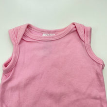 Load image into Gallery viewer, Girls Dymples, pink cotton singletsuit / romper, GUC, size 0000,  