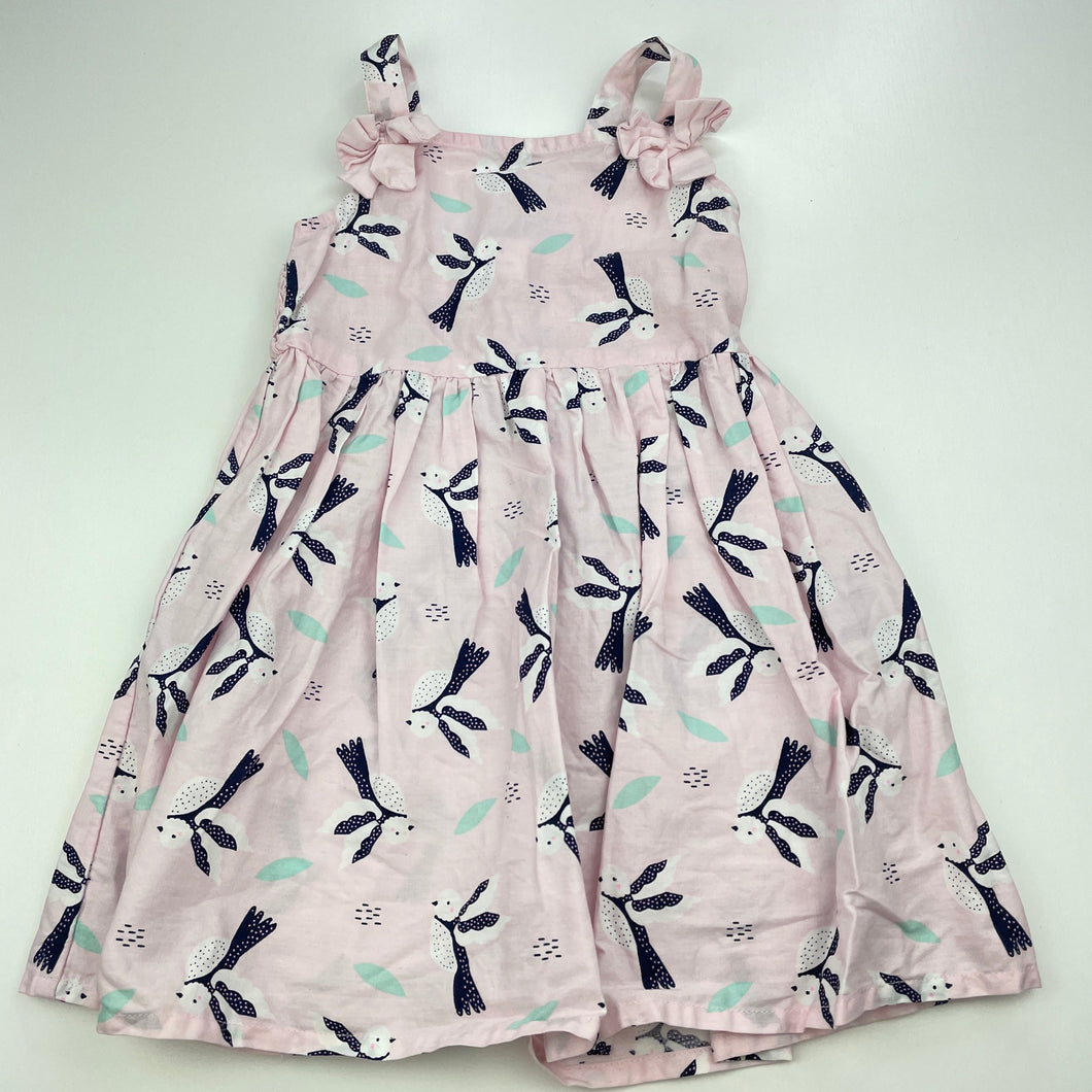 Girls Kids & Co, lightweight cotton summer dress, GUC, size 1, L: 46cm
