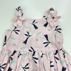 Girls Kids & Co, lightweight cotton summer dress, GUC, size 1, L: 46cm