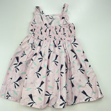 Load image into Gallery viewer, Girls Kids &amp; Co, lightweight cotton summer dress, GUC, size 1, L: 46cm