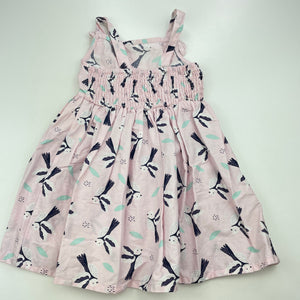Girls Kids & Co, lightweight cotton summer dress, GUC, size 1, L: 46cm