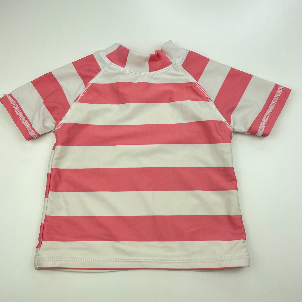 Girls Anko, short sleeve rashie / swim top, FUC, size 1,  