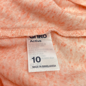 Girls Anko, linen blend sports / activewear top, GUC, size 10,  