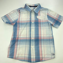 Load image into Gallery viewer, Boys Osh Kosh, checked lightweight short sleeve shirt, FUC, size 6,  