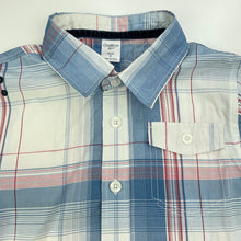 Load image into Gallery viewer, Boys Osh Kosh, checked lightweight short sleeve shirt, FUC, size 6,  