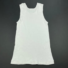 Load image into Gallery viewer, Boys Bonds, white cotton chesty singlet top, GUC, size 8,  