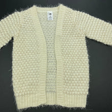 Load image into Gallery viewer, Girls H&amp;T, soft fluffy cardigan / sweater, L: 41cm, EUC, size 2,  