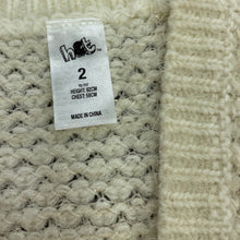 Load image into Gallery viewer, Girls H&amp;T, soft fluffy cardigan / sweater, L: 41cm, EUC, size 2,  
