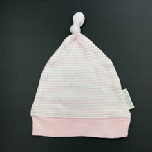 Load image into Gallery viewer, Girls purebaby, organic cotton hat / beanie, GUC, size 0000-000,  