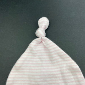 Girls purebaby, organic cotton hat / beanie, GUC, size 0000-000,  