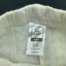 Load image into Gallery viewer, Girls Kids &amp; Co, stretchy leggings / bottoms, EUC, size 000,  
