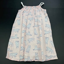 Load image into Gallery viewer, Girls H&amp;T, lightweight cotton summer dress, FUC, size 6, L: 58cm