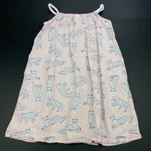 Load image into Gallery viewer, Girls H&amp;T, lightweight cotton summer dress, FUC, size 6, L: 58cm
