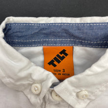 Load image into Gallery viewer, Boys Tilt, cotton short sleeve shirt, EUC, size 3,  