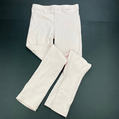 Girls Tutus & Tambourines, pink stretchy pants, elasticated, Inside leg: 55cm, GUC, size 8,  