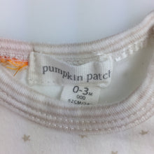 Load image into Gallery viewer, Unisex Pumpkin Patch, soft stretchy bodysuit / romper, GUC, size 000