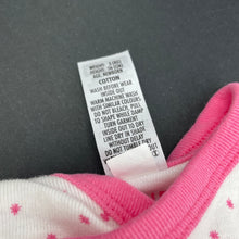 Load image into Gallery viewer, Girls Bonds, pink &amp; white cotton romper, EUC, size 0000,  