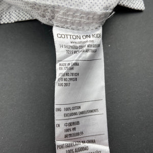 Boys Cotton On, lightweight cotton short sleeve shirt, GUC, size 00,  