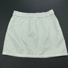 Load image into Gallery viewer, Girls H&amp;T, lined silver skirt, elasticated, L: 30.5cm, FUC, size 7,  