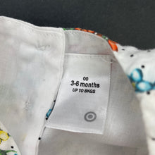 Load image into Gallery viewer, Girls Target, lined lightweight floral cotton dress, GUC, size 00, L: 37cm