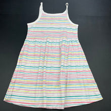 Load image into Gallery viewer, Girls Anko, striped cotton casual summer dress, EUC, size 6, L: 61cm