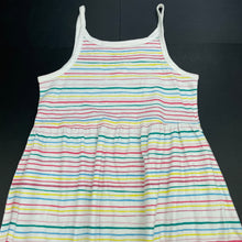 Load image into Gallery viewer, Girls Anko, striped cotton casual summer dress, EUC, size 6, L: 61cm