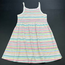 Load image into Gallery viewer, Girls Anko, striped cotton casual summer dress, EUC, size 6, L: 61cm