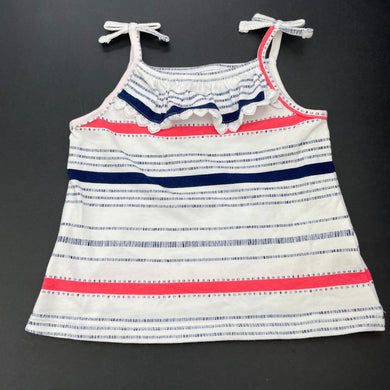 Girls Target, stretchy singlet top, EUC, size 1,  