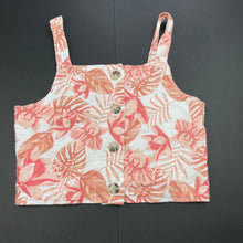 Load image into Gallery viewer, Girls KID, linen blend cropped summer top, GUC, size 12,  