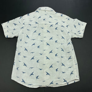 Boys Target, cotton short sleeve shirt, birds, EUC, size 3,  