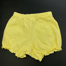 Load image into Gallery viewer, Girls Target, lightweight cotton shorts, elasticated, EUC, size 00,  