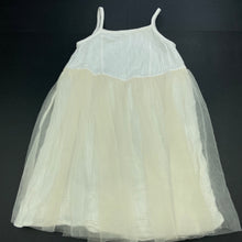 Load image into Gallery viewer, Girls Ma Mer, crinkle cotton &amp; tulle summer dress, armpit to armpit: 27.5cm, size label removed, FUC, size 3-4, L: 57cm