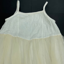 Load image into Gallery viewer, Girls Ma Mer, crinkle cotton &amp; tulle summer dress, armpit to armpit: 27.5cm, size label removed, FUC, size 3-4, L: 57cm