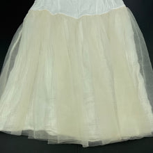 Load image into Gallery viewer, Girls Ma Mer, crinkle cotton &amp; tulle summer dress, armpit to armpit: 27.5cm, size label removed, FUC, size 3-4, L: 57cm