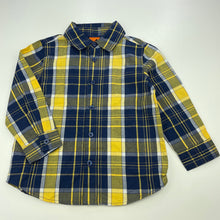 Load image into Gallery viewer, Boys Tilt, checked cotton long sleeve shirt, EUC, size 3,  
