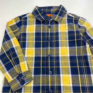 Boys Tilt, checked cotton long sleeve shirt, EUC, size 3,  