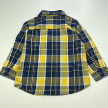 Load image into Gallery viewer, Boys Tilt, checked cotton long sleeve shirt, EUC, size 3,  