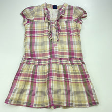 Load image into Gallery viewer, Girls GAP, cotton lined lightweight casual dress, GUC, size 3, L: 50cm