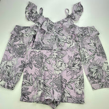 Load image into Gallery viewer, Girls Bardot Junior, lined lightweight floral party playsuit, EUC, size 10,  