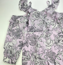 Load image into Gallery viewer, Girls Bardot Junior, lined lightweight floral party playsuit, EUC, size 10,  