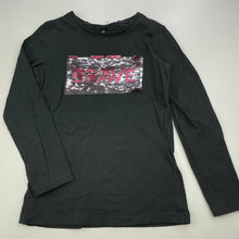 Load image into Gallery viewer, Girls Cotton On, flip seqiun long sleeve t-shirt / top, GUC, size 6,  