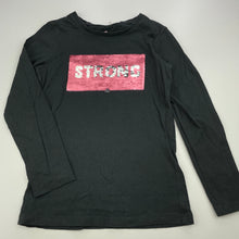 Load image into Gallery viewer, Girls Cotton On, flip seqiun long sleeve t-shirt / top, GUC, size 6,  