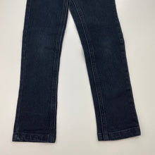 Load image into Gallery viewer, Girls Target, dark stretch denim jeans, adjustable, Inside leg: 49.5cm, EUC, size 6,  