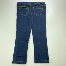 Load image into Gallery viewer, Girls Emerson, dark stretch denim jeans, adjustable, Inside leg: 42cm, EUC, size 4,  
