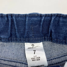 Load image into Gallery viewer, Boys Urban Supply, blue stretch denim jeans, adjustable, Inside leg: 55.5cm, GUC, size 7,  