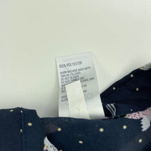 Load image into Gallery viewer, Girls Anko, navy sheer blouse / top, birds, EUC, size 2,  